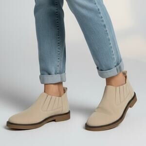 Italeau Suede Chelsea Shoes - Sabbia Beige - EU 41 - NEW IN BOX